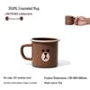 Brown Bear Co-branded Enamel Mug