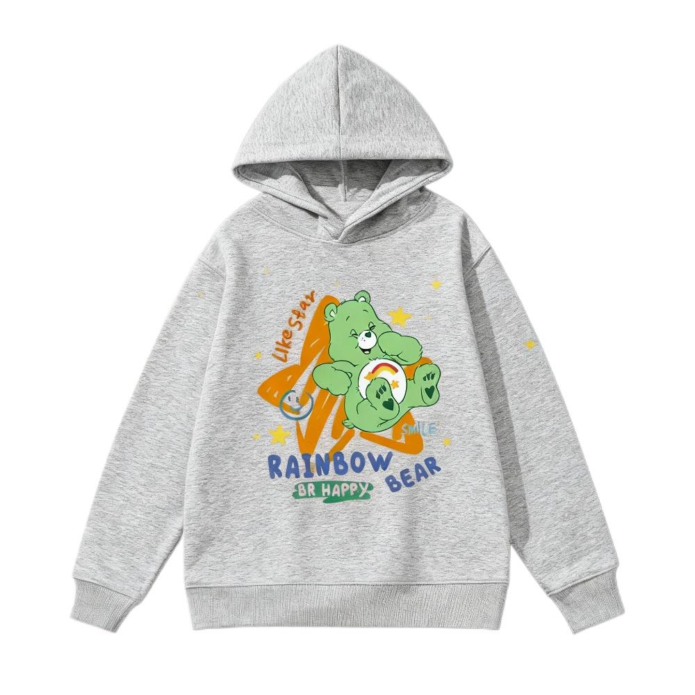 New Style Cartoon Little Dinosaur Bear Children's Sweatshirt Autumn and Winter Warm Children's Hoodie Boy Girl Clothing