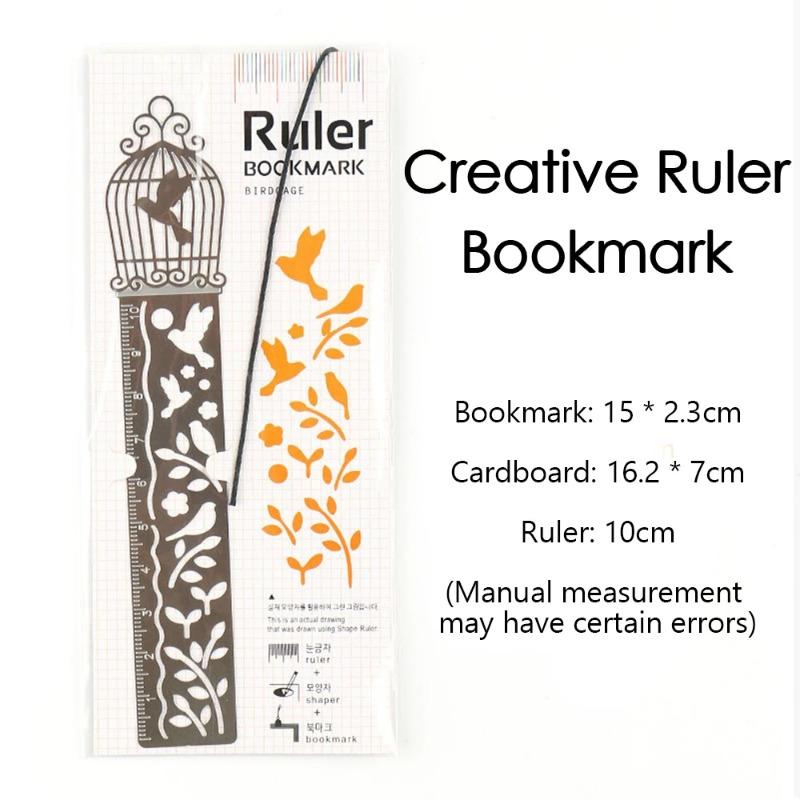 

1 шт. Полая закладка-линейка Креативная красивая устойчивая к покраске линейка для рисования для студентов, чтобы учиться в школе, кампусе, офисе, канцелярские товары