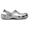 Crocs Classic Lightweight and Versatile Hole Shoes Unisex Silver