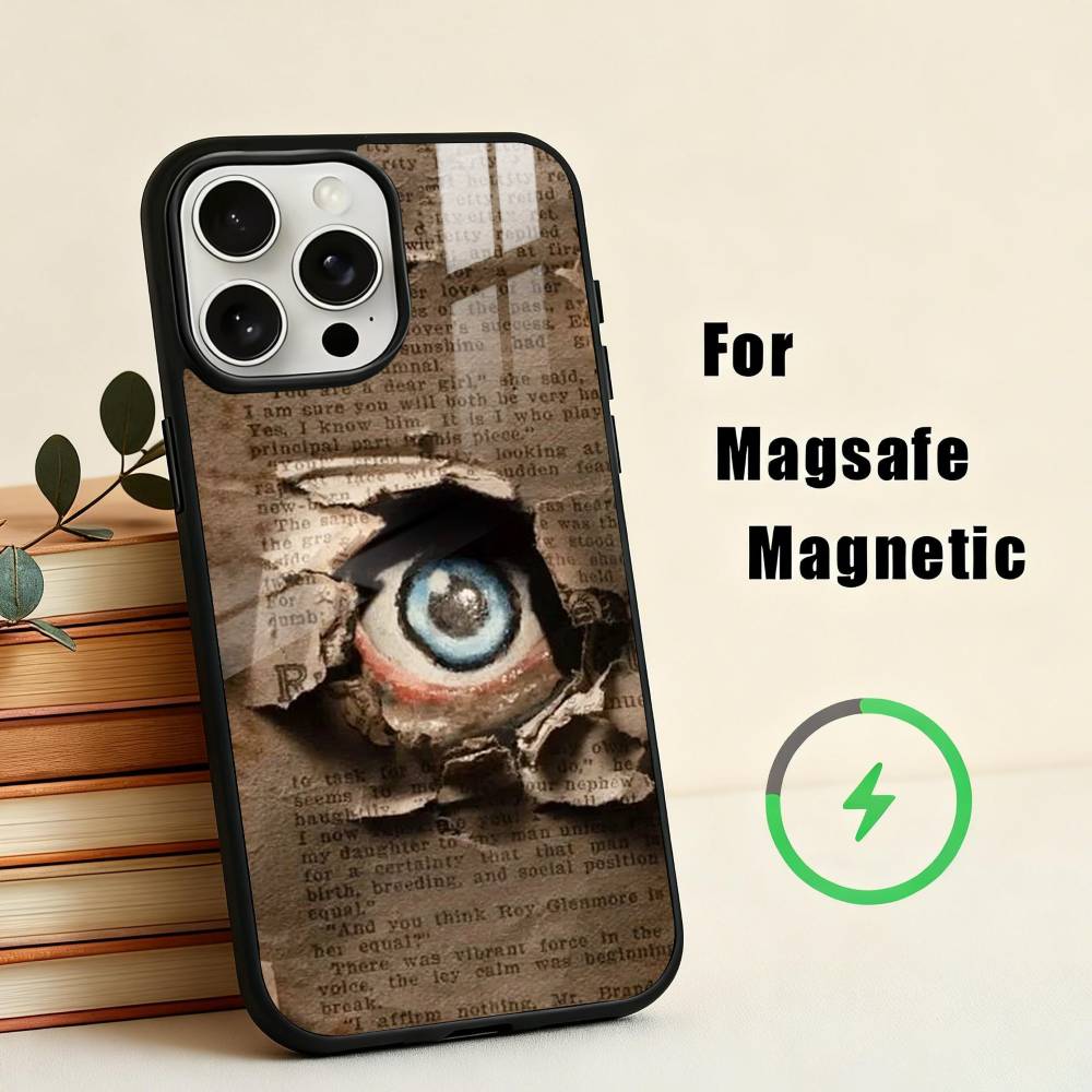 T-The Girl Who Cried Pearls Phone Case For iPhone17,16,15,14,13,12,11 Plus,Pro Max Magnetic For Magsafe Wireless Charging