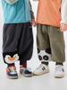 Dudu Home Baby Coral Fleece Cartoon Sports Pants - Trendy Spring Wear for Boys and Girls