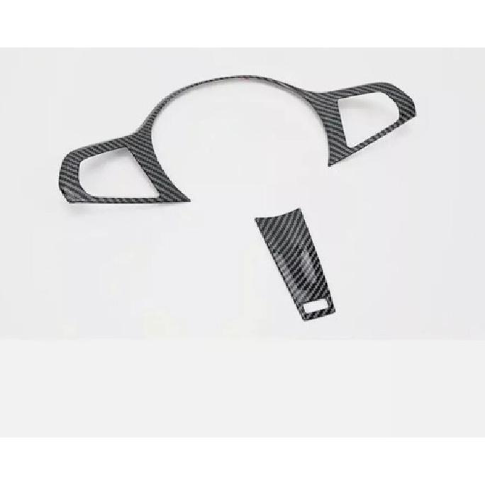 Carbon Fiber ABS Fits BMW 3 Series G20 Interior Trim Steering Wheel Cover 20-22