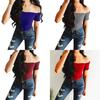 Elegant Women Summer Casual Off Shoulder Tank Top Vest Blouse For Effortless Style