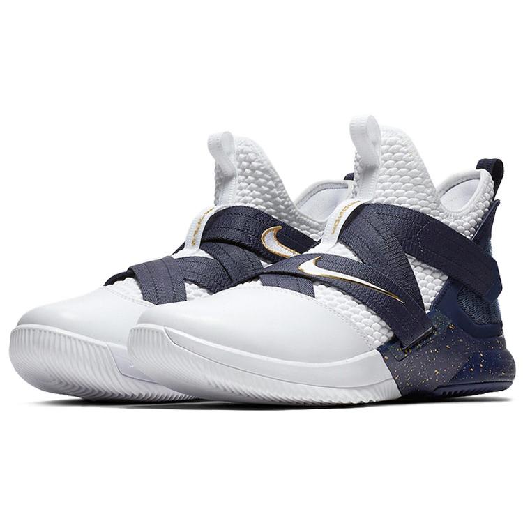 Nike LeBron Soldier 12 SFG EP 'Witness' (Unisex) White / Midnight Navy Basketball Shoes AO4055 100