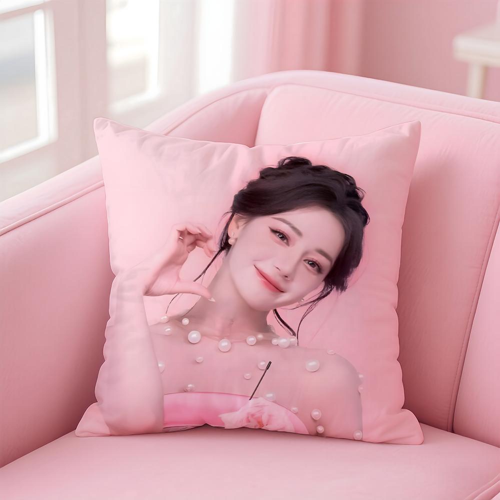 Popular fashion Elegant Chinese DDilraba Dilmurat Cushion Cover Pillow Case Soft Friendly Fabric Concealed Zipper