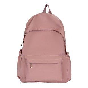 TS JYL laptop bag,Women Student Backpack Korean Style Solid Color Simple Junior High Bag