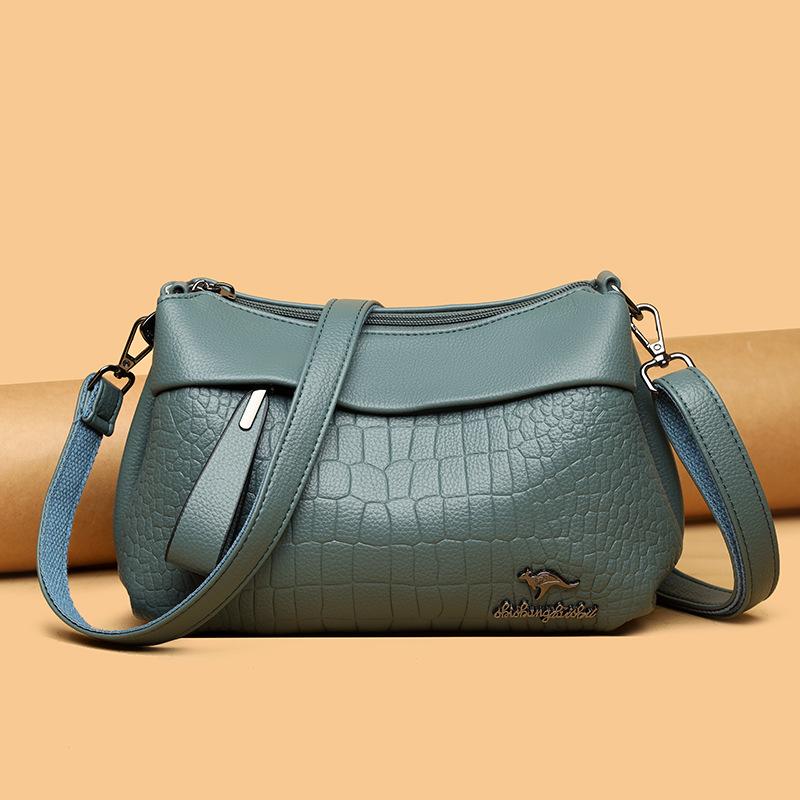 Women's Bag New Style Ladies Mom Bag Large Capacity Soft Leather Handbag Cross-border Wholesale Shoulder Bag