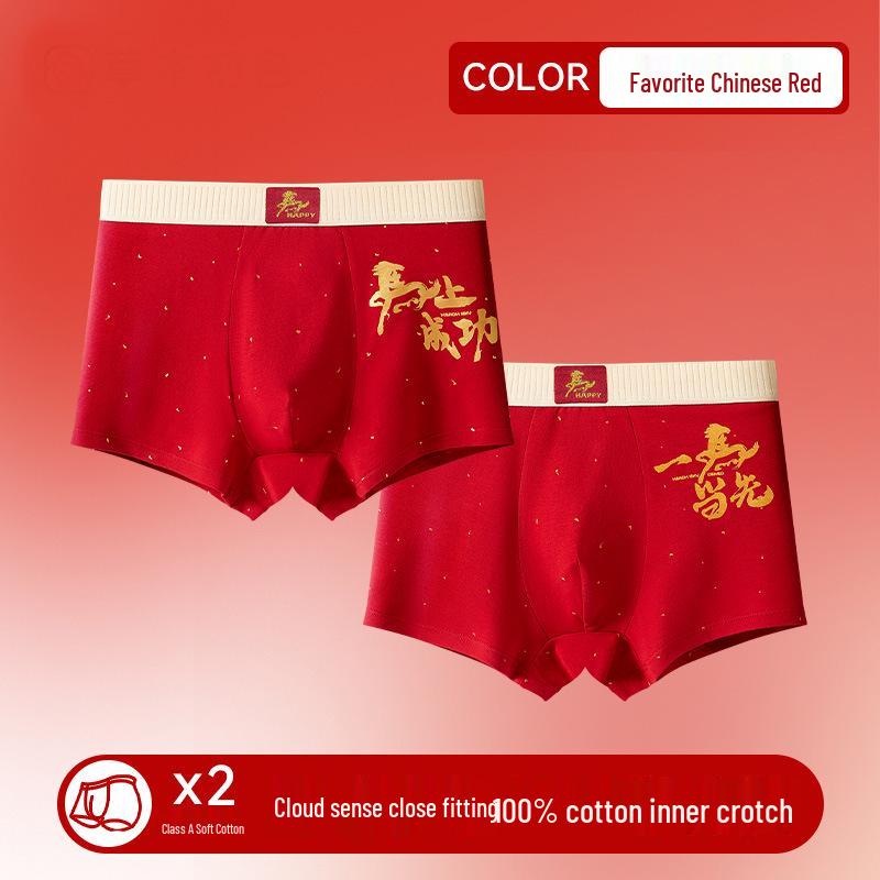 Boys' Full Cotton Underwear (Ages 15-18) - Pure Cotton Crotch for Autumn/Winter