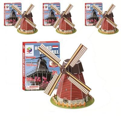 Big Dream molino de viento holandés 3D rompecabezas tridimensional 4P Set Corea rompecabezas 3d