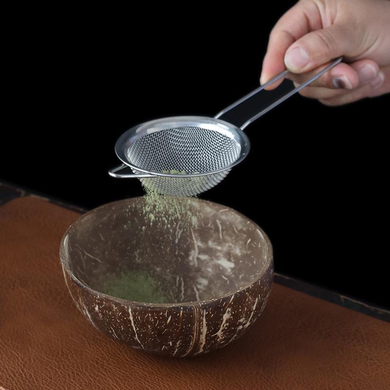 Nytt Kokos Matcha Teset Skålset Teset Bai Ben Li Teset Li Kombinationsverktygsset Japansk Presentask