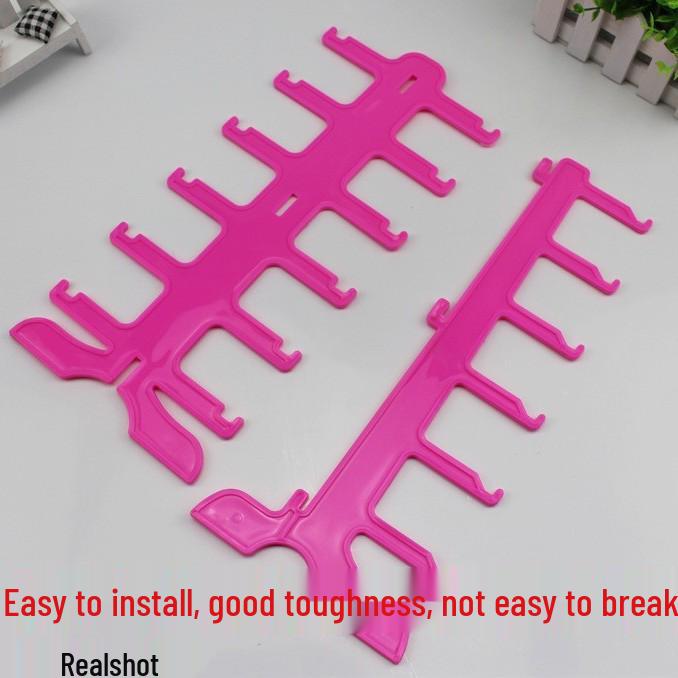 6-Piece Plastic Eyeglasses Display Stand for Sunglasses - Shelf Holder & Storage Rack