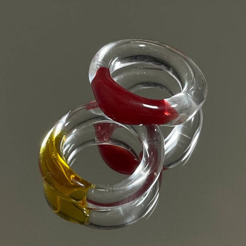 APIOH Trick Glass Ring