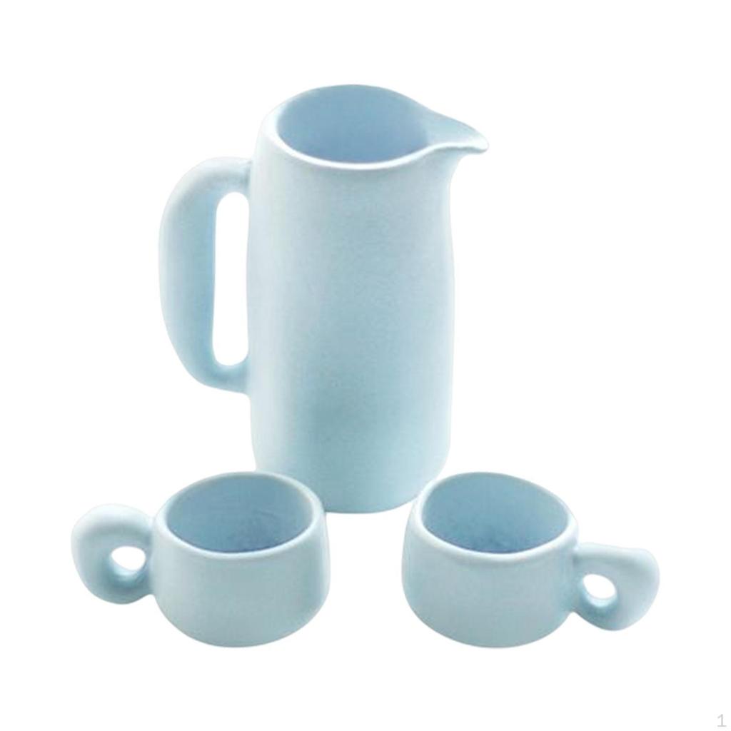 Miniature Tea Set for Dollhouse Decor - Ideal Children's