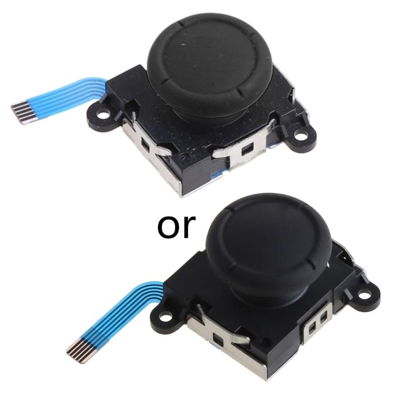 

3D ThumStick Key Repair Spare Part Rocker Cap Replacement for Switch Joy Con Controller Module Thumb Stick Accessory 1 чорний