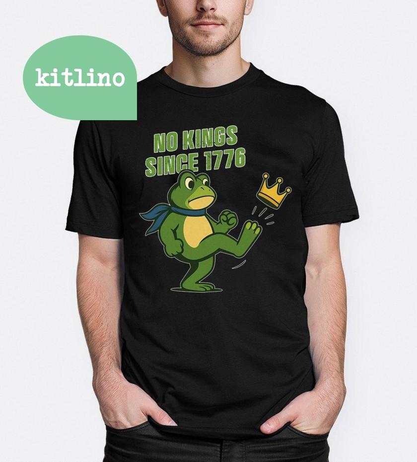 Portland Frog No Kings Since 1776 Frog Unisex T-Shirt S