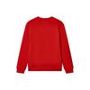 FILA Modern Heritage Striped Print Crew Neck Pullover Sweatshirt Men sweatshirt Red F11M311209FRD