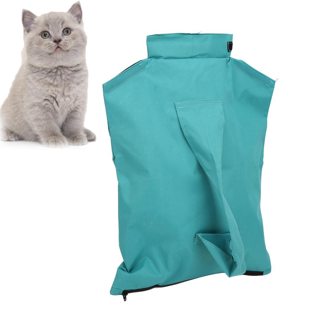 Cat Grooming Restraint Bags Waterproof Foldable Cat and Dog Carry Bag for Bathing Washing Nail Trimming