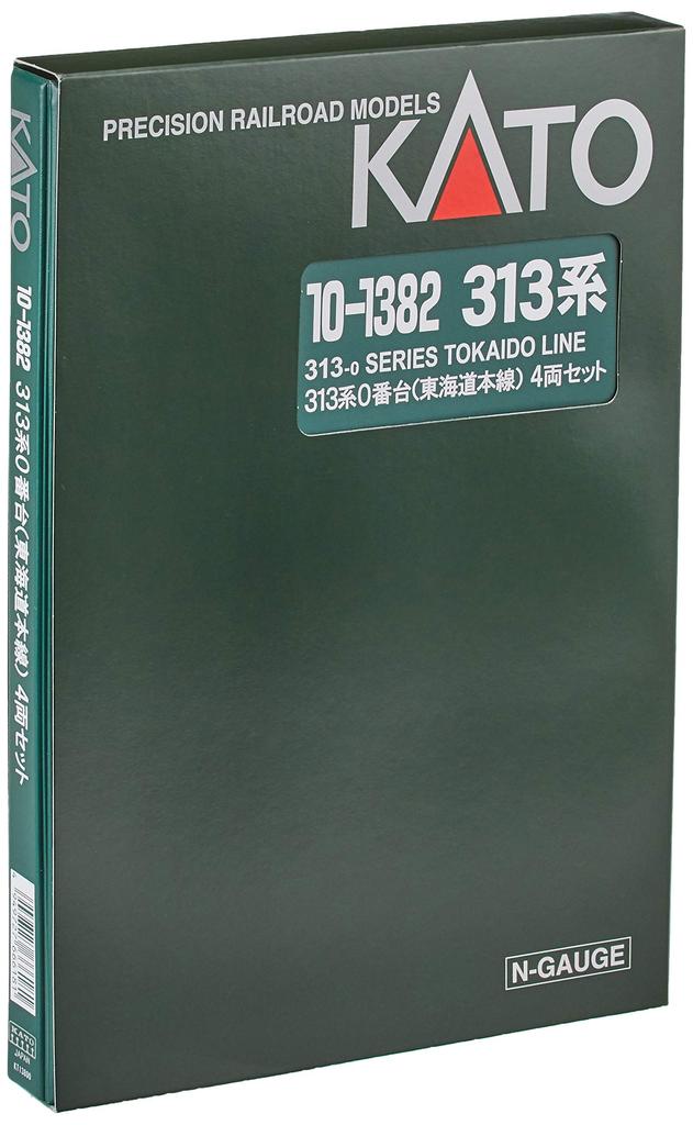 KATO N Gauge 313 Series 0 Series Tokaido Main Line 4-car Set 10-1382 Railway Model Train