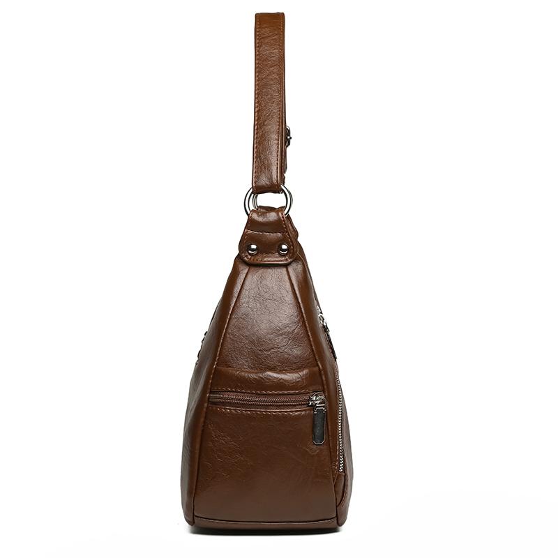 Damentasche Schulter Umhängetasche Mittelalterliche Tasche Große Kapazität Geschnitzte Muttertasche