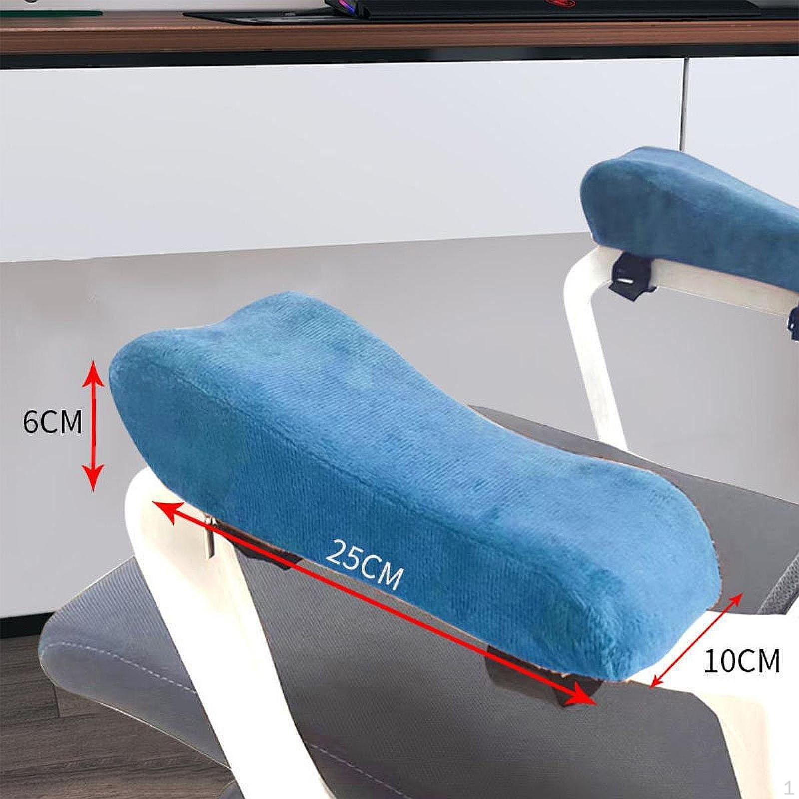 

2 комплекта эргономичных подлокотников, подушки, съемный подлокотник, можно мыть синий