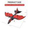 Remote Control Plane, 2.4Ghz Remote Control Airplane with Gyro Stabilizer & 2 Batteries, EPP Foam
