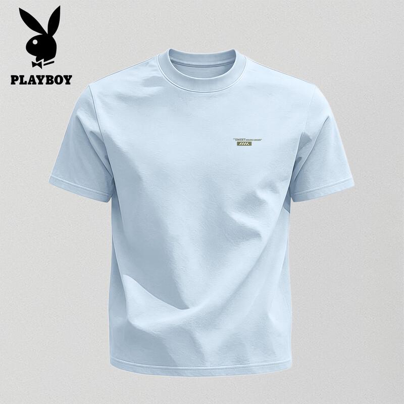 PLAYBOY Men s Pure Cotton Short Sleeve T-Shirt XL