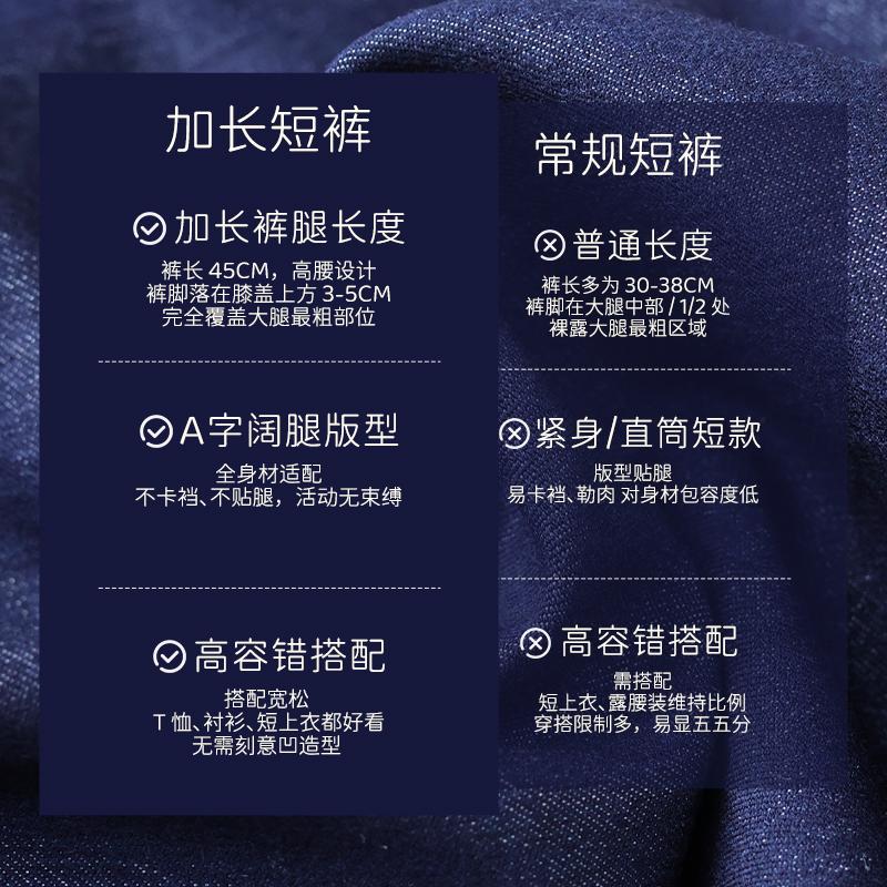 High Fashion Summer Style Comfortable and Breathable Imitation Denim Short Pants for Women