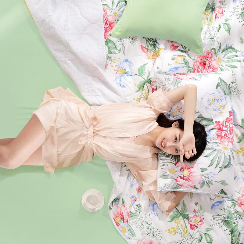 Fuanna Antibacterial Printed Summer Quilt