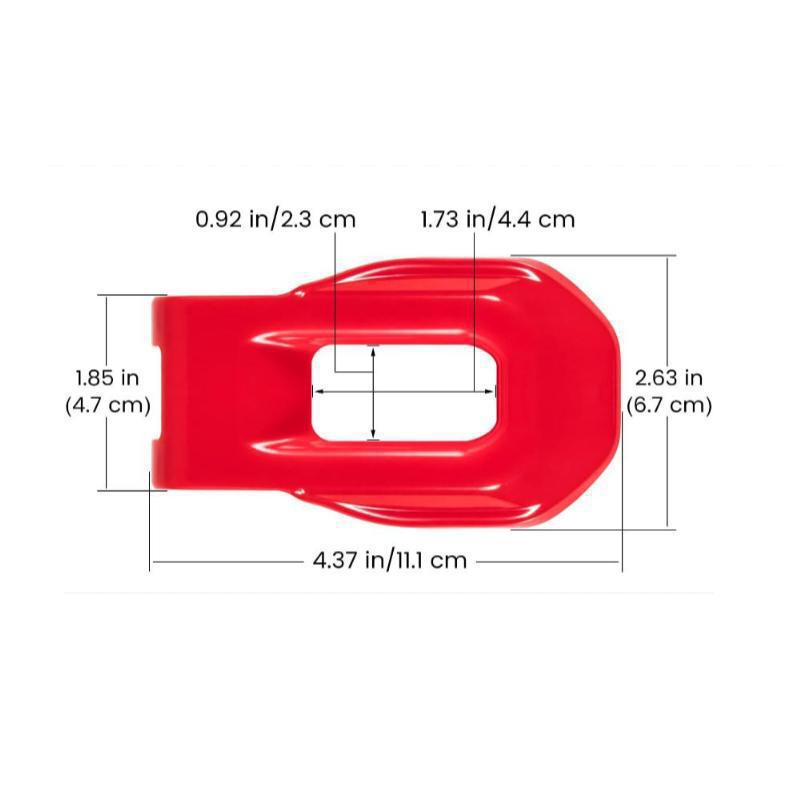 Hood Buckle Decoration for 18-22 Jeep Wrangler JL JLU & Gladiator JT
