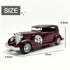 1:36 Alloy Duesenbeg SJ Die cast Vintage Car Model Classic Pull Back Car Miniature Vehicle Replica For Collection & Gift Display
