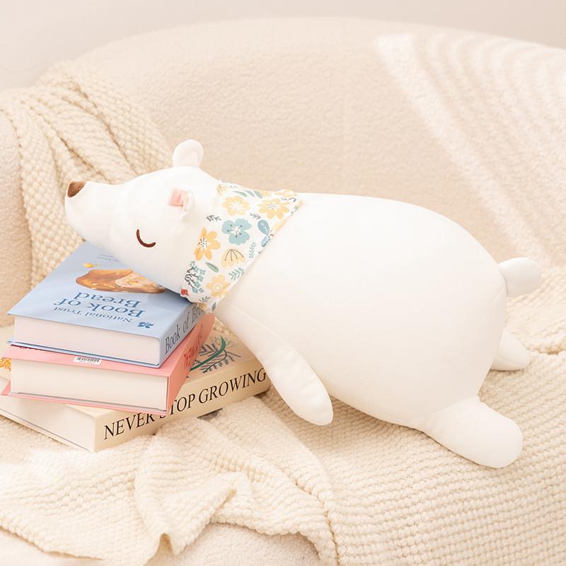 Whale Encounter Cartoon Plush Pillow With Soft Faux Fur For Home Decor