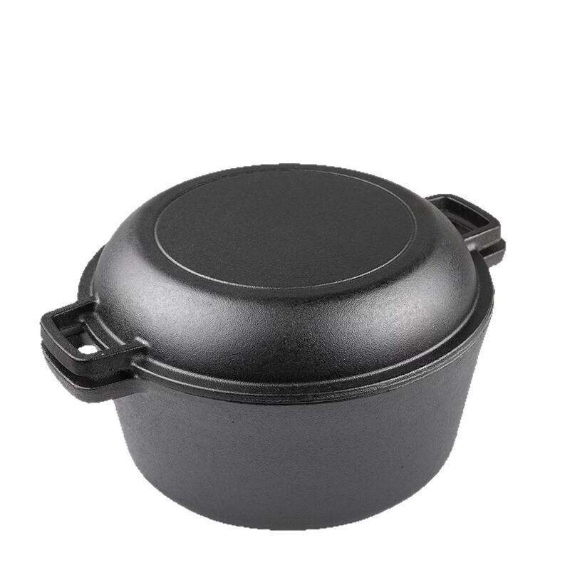 Zhishi Korean Cast Iron Pot & Grill Pan