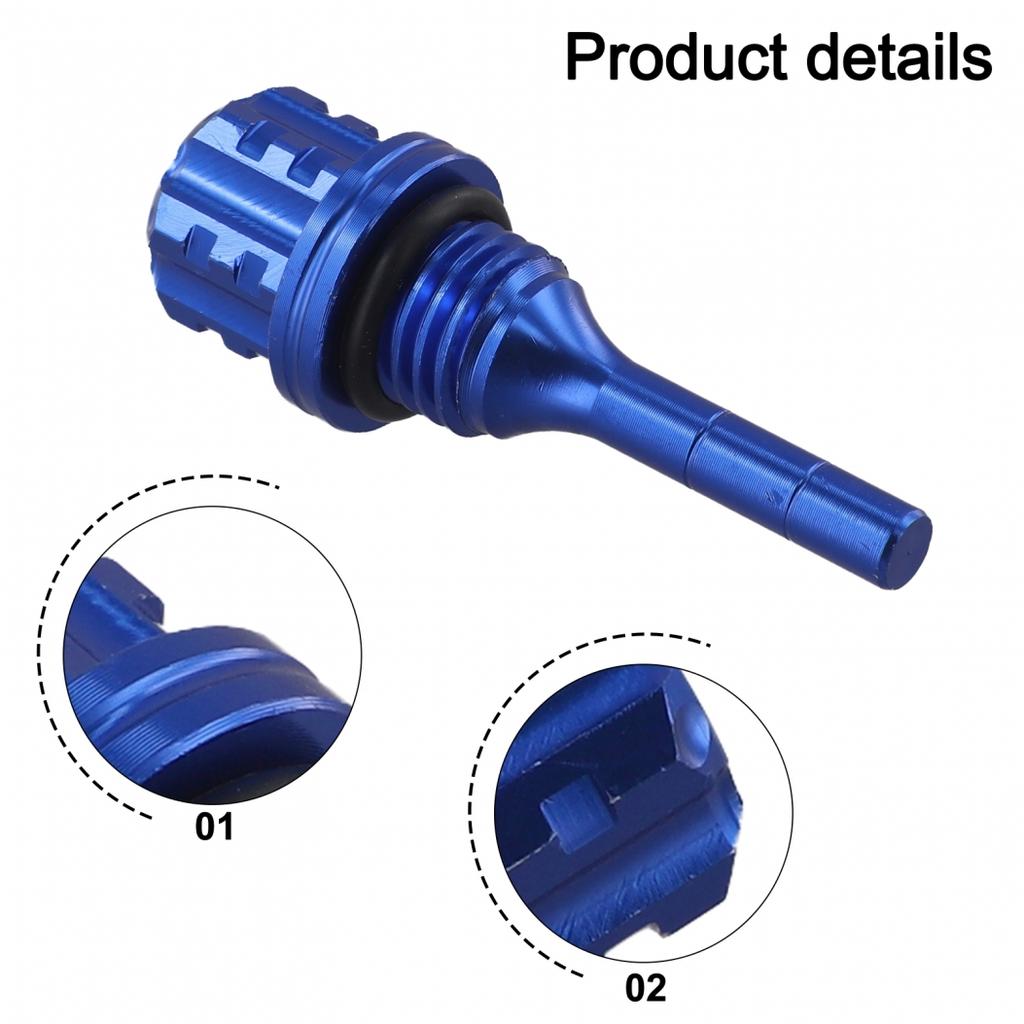 Enhance Motorcycle Aesthetics with Aluminum Alloy Hexagonal Oil Dipstick