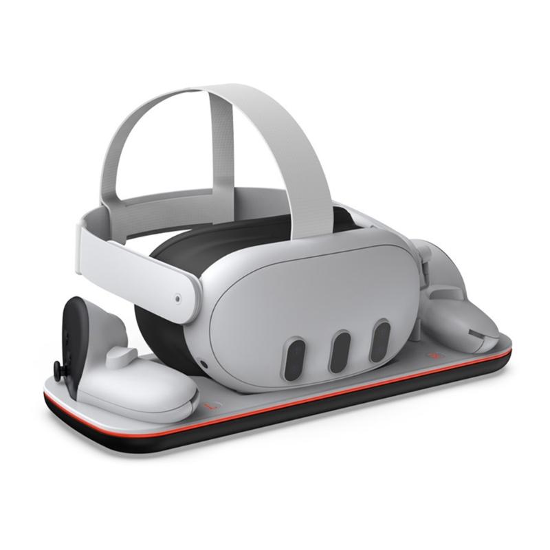 Magnetic Fast Charging Stand for 3S Accessories with Two Rechargeable Batteries