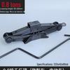 Compact Hydraulic Car Jack with Labor-Saving Wrench