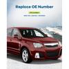 LUJUNTEC Innen Türgriff - Beifahrerseite Rechts, Chrom Direkter Ersatz für 2012-2015 für Chevrolet Captiva Sport, 2008-2010 für Saturn