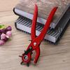 Belt Hole Puncher 6 Hole Size Leather Punch Machine Professional Leather Hollow Puncher for Watch Band Belt Leather Strap