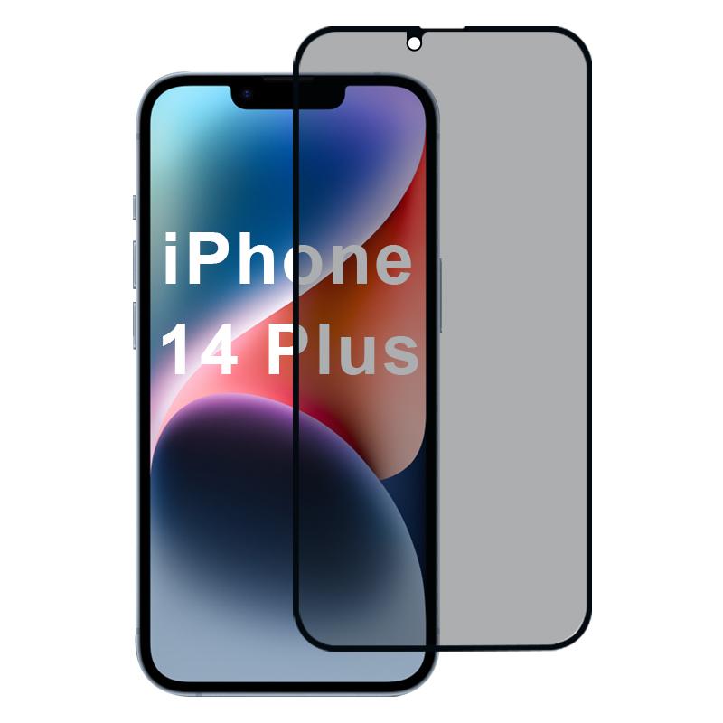 

For iPhone 14 Plus 2.5D Screen Protector Anti Spy Private Full Coverage Type A
