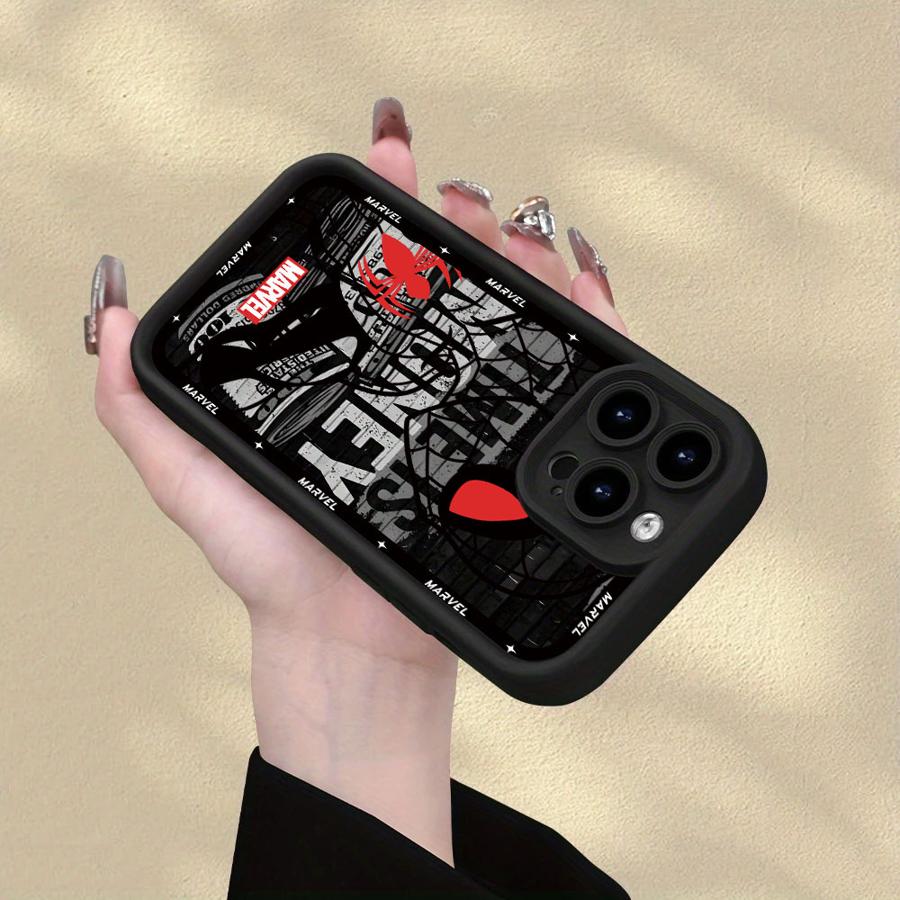 Marvel Spiderman Ironman Hülle für iPhone 16e 13 12 11 Pro Max 15 16 14 Plus XS Max XR 17 Air Weiche Abdeckung