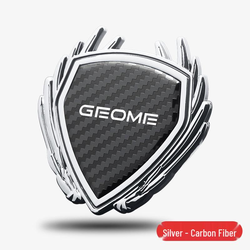 Geely Vision Dream Edition Metal Car Emblem Badge for Side, Trunk, and Window.