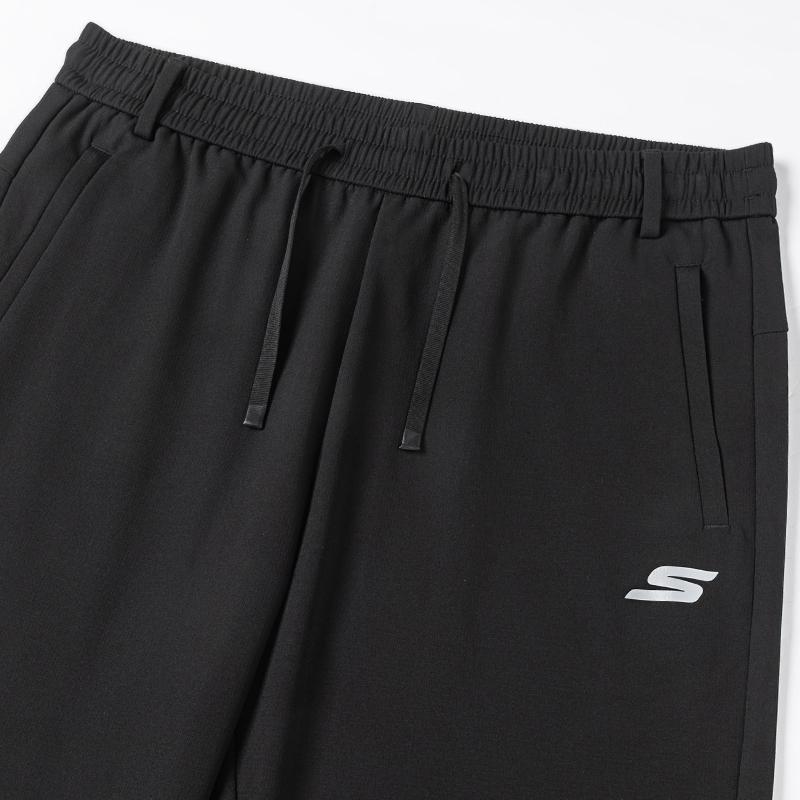 Skechers High-Quality Woven Drawstring Loose Fit Joggers Outdoor Sports Pants Unisex bottoms P225U138-002K