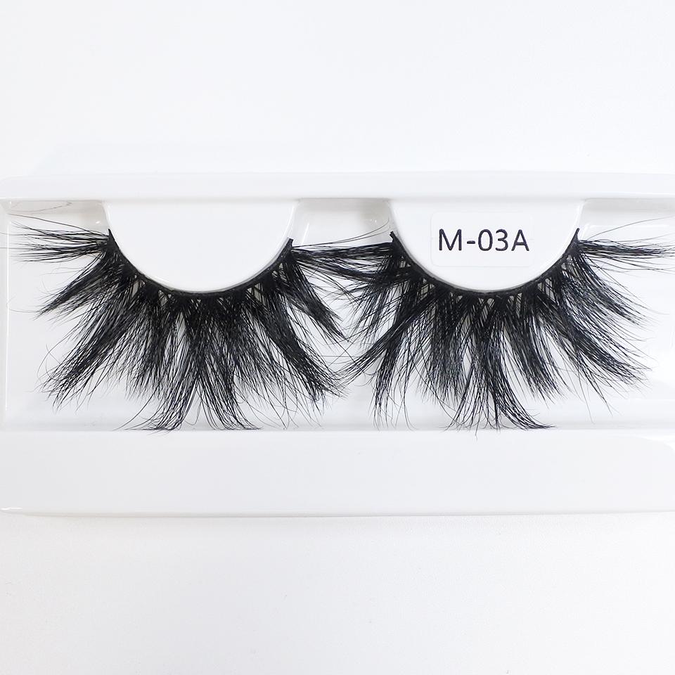 RED SIREN 30mm Long Mink Eyelashes Dramatic 100% Mink Full Strip Lashes Makeup Lashes Bulk Wholesale