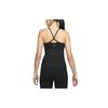 Nike Solid Color Logo Sports Casual Tank Top Women Tops Black DX0031-010