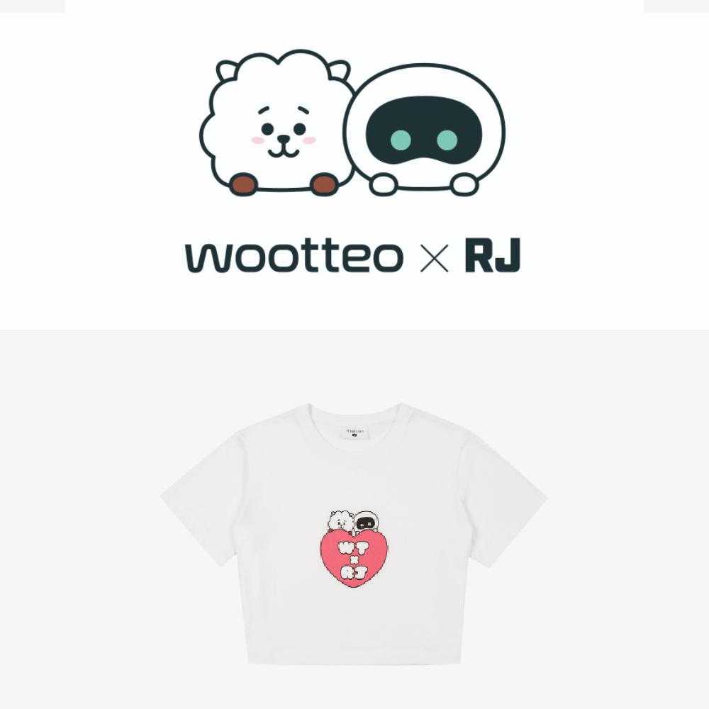 

2-й предзаказ Укороченная футболка BTS Jin wootteo x RJ S/S