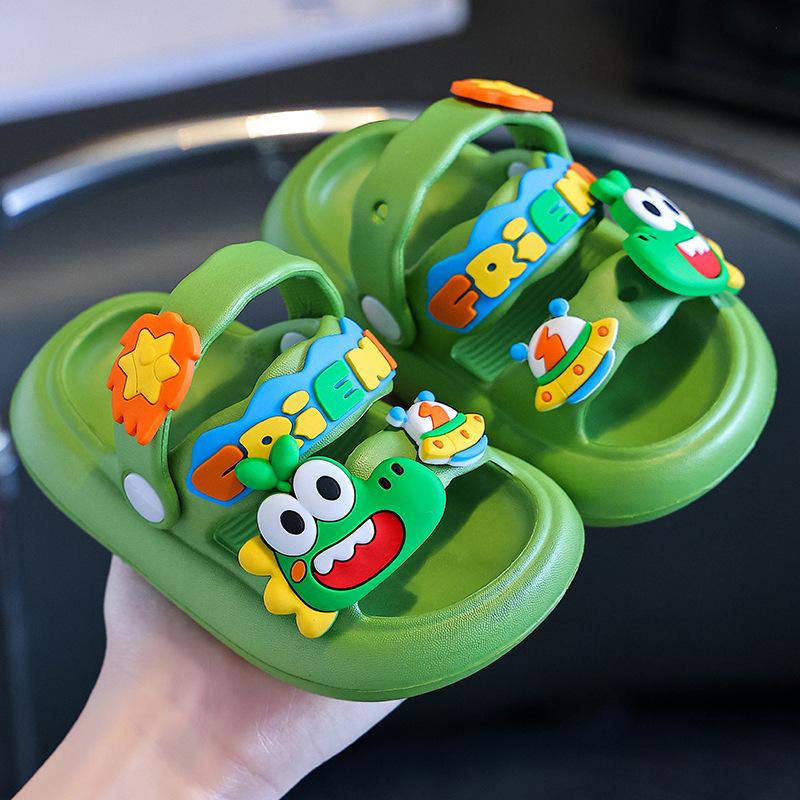 Girls Sandals Children Summer Baby Indoor Soft Bottom Infant Anti-slip Rabbit Slippers Boys Soft Bottom Sandal Slippers