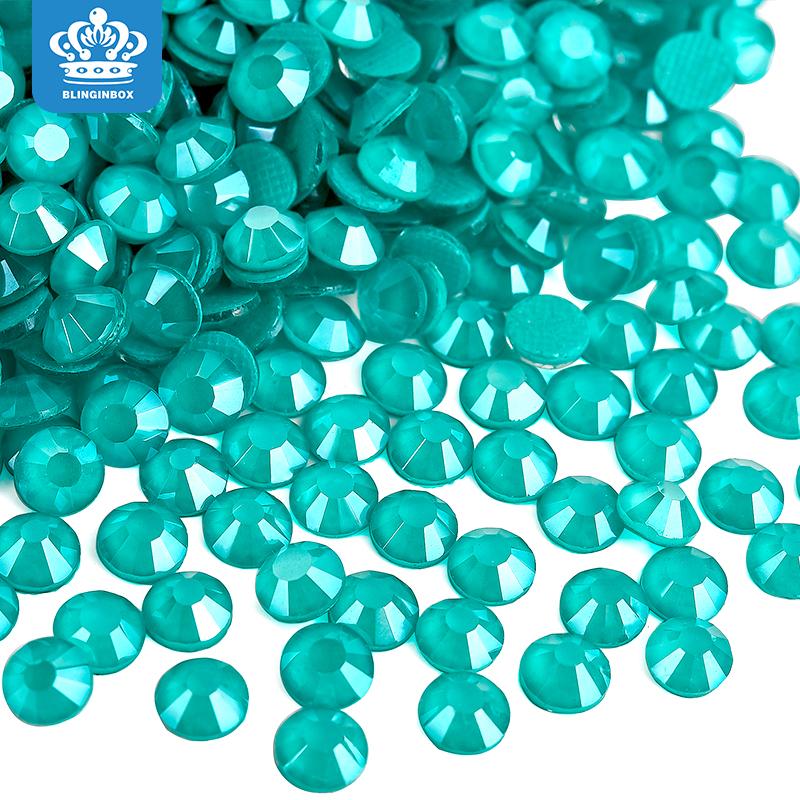 Blinginbox Glass Hot Fix Rhinestones SS6-SS30 Crystal Mocha for DIY Crafts Fashion Design