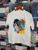 Maglietta Arte Samurai Vintage Punto Singolo Taglia L Usura Leggera A17ed T-Shirt Unisex