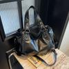 Women's 2025 Large Capacity Retro Crossbody Tote – Casual, Commuting, School Bag