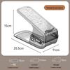 Adjustable Double-Layer Shoe Slot Organizer (6-Pack)